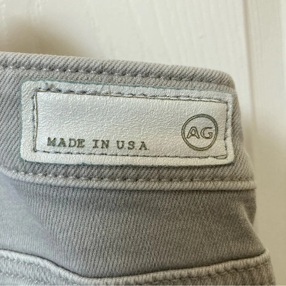 AG ADRIANO GOLDSCHMIED “Stevie” Ankle Gray Jeans Size 27 - Picture 8 of 9